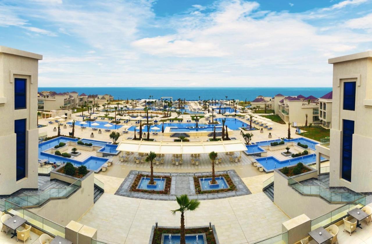 Pickalbatros White Beach Taghazout (Adults Only) Esterno foto View of the resort